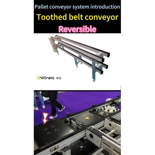 Timing Belt Conveyor For Pallet Transfer System