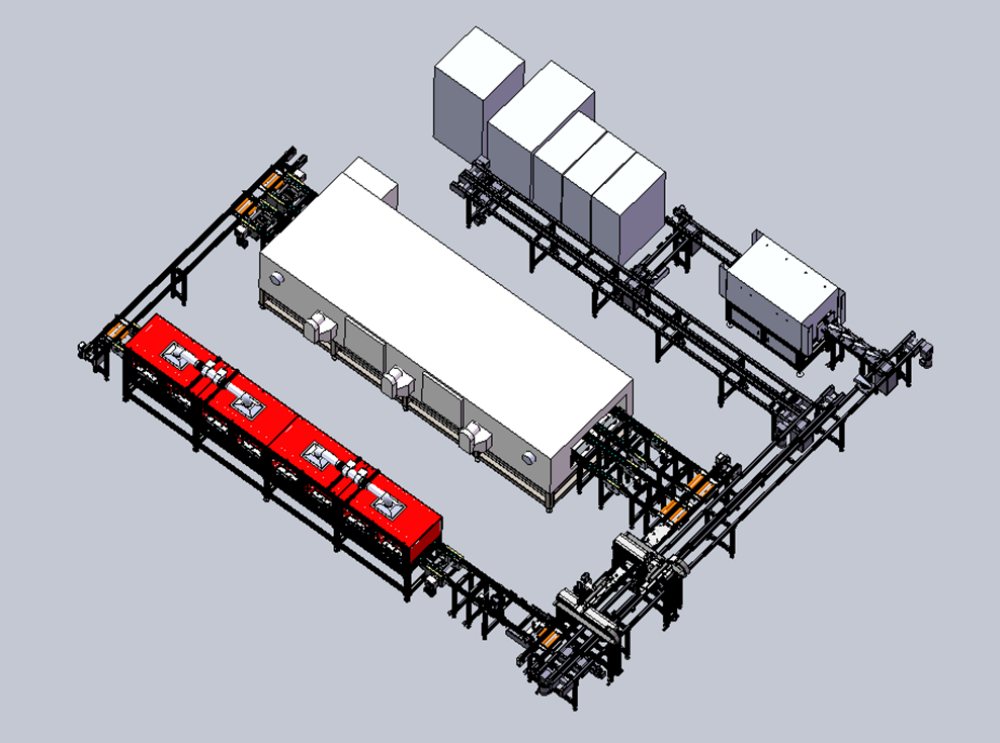 High temperature conveyor system