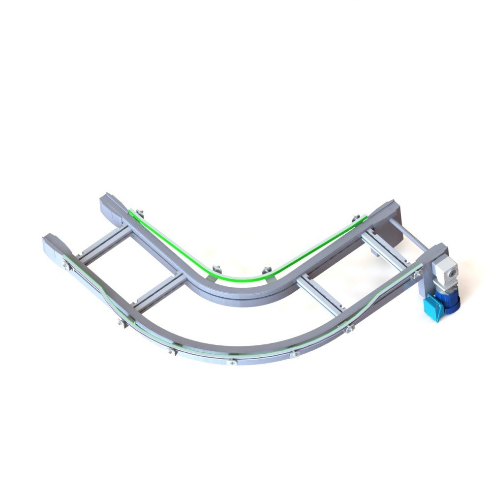 Flat Top Chain Conveyor Curve Jpg