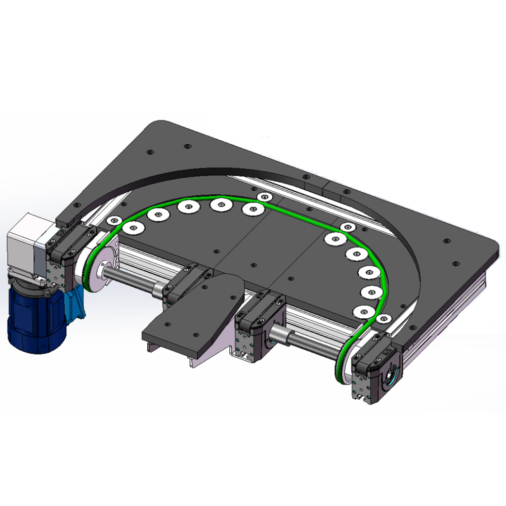 KV180 Belt Conveyor Curve for Pallet Conveyor System