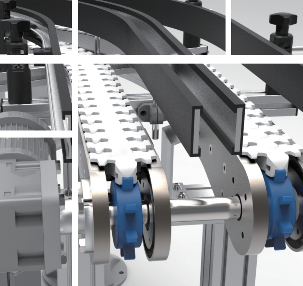 Vario Flow Chain Conveyor Structure