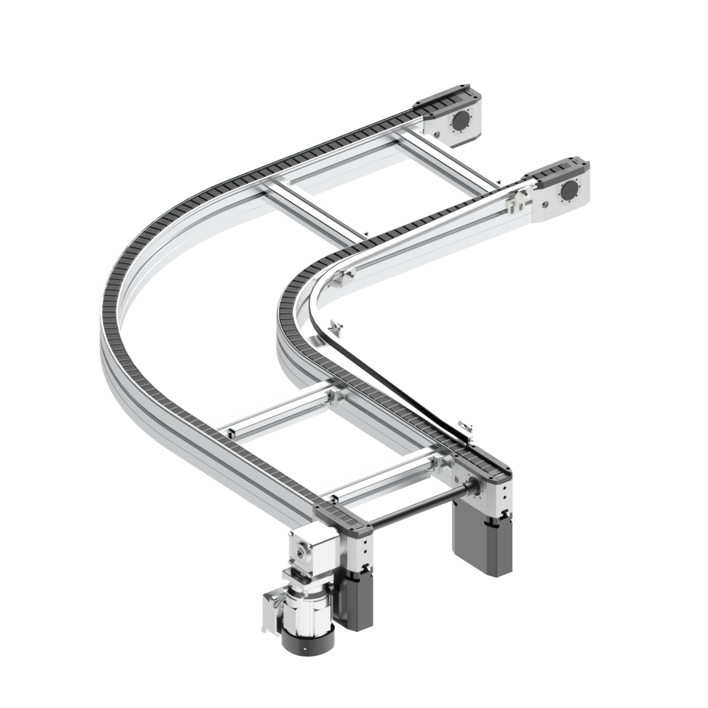CV2/90 Degree Flat Top Chain Conveyor Curve