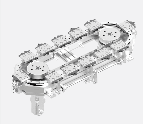 Guide rail conveyor system