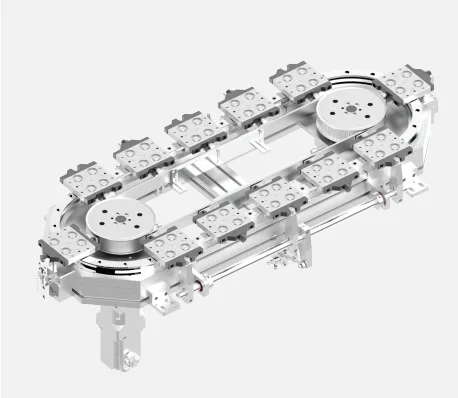 Guide rail conveyor system