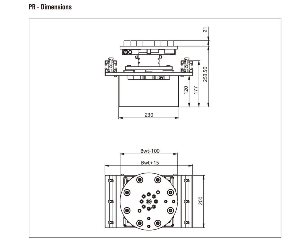 Pr Lift And Rotate Unit/Pallet Rotary Unit 1 Pr lift and rotate unit pallet rotary unit - 1
