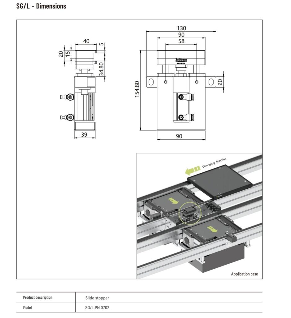 Sg/L Slide Stopper/ Cross Stopper 1 Sg l slide stopper cross stopper - 1