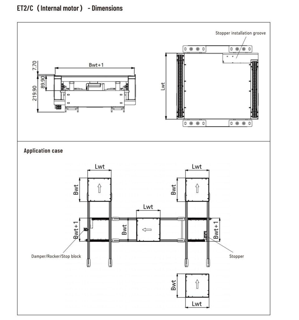 ET2/C Lift and Transfer Unit（Internal motor）