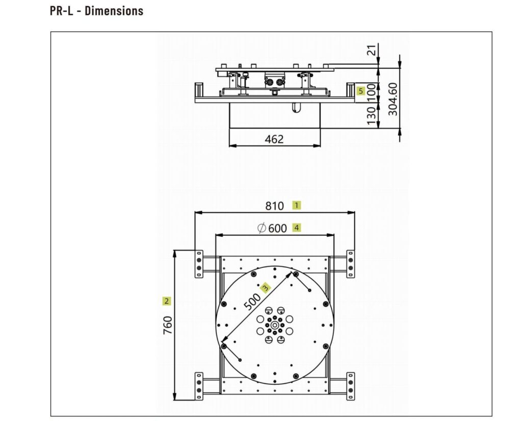 PR-L Lift and Rotate Unit