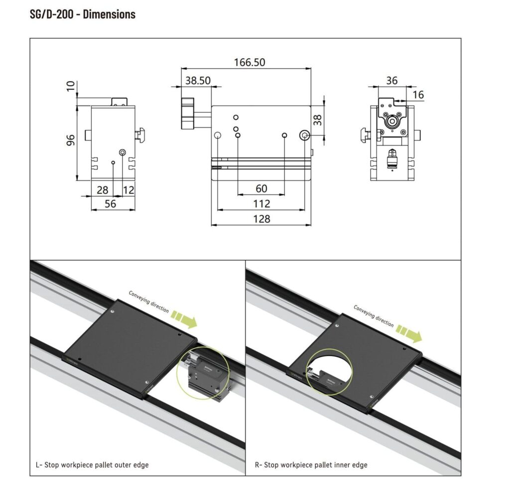 SG/D-200 Pneumatic Stopper