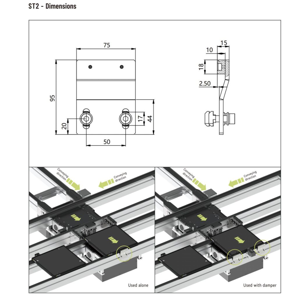ST2     Stop block